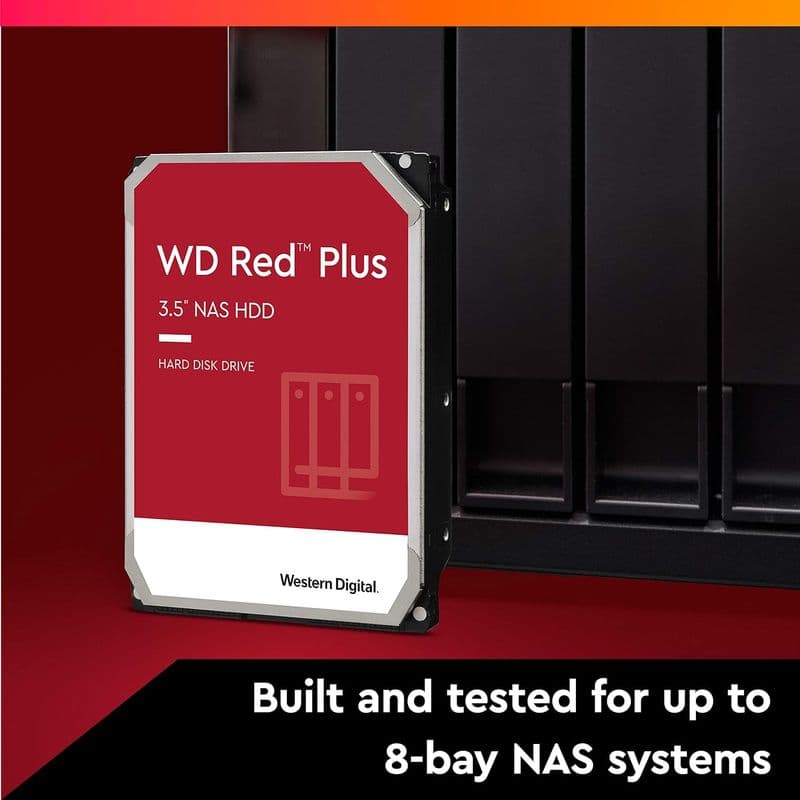 هارددیسک اینترنال 4 ترابایت وسترن دیجیتال مدل WD Red Plus WD40EFZX