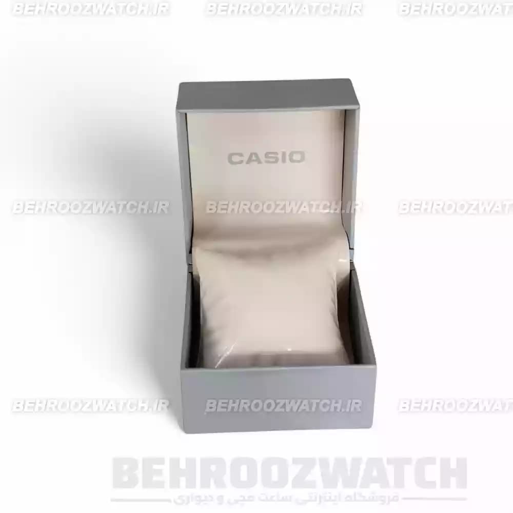 جعبه ساعت مچی کاسیو (CASIO) روکش چرم — تصویر ۶