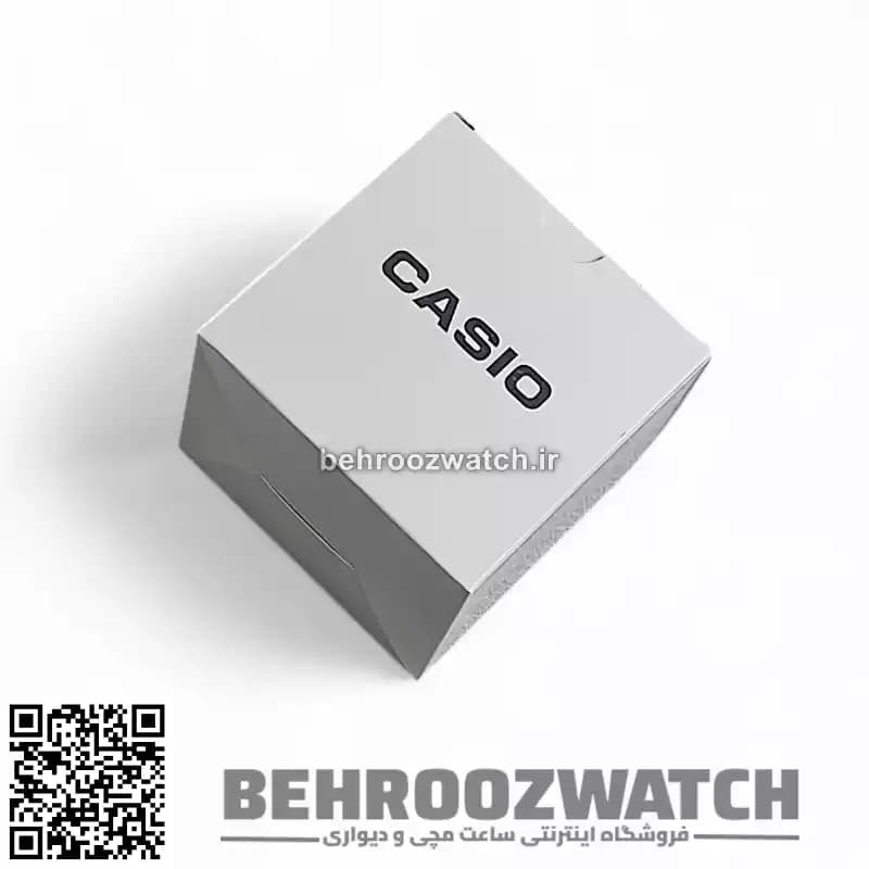 جعبه ساعت مچی کاسیو (CASIO) روکش چرم — تصویر ۲