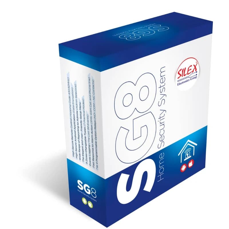 دزدگیر اماکن سایلکس مدل SG8-805Q(سیم کارت/خط تلفن ثابت) — تصویر ۳