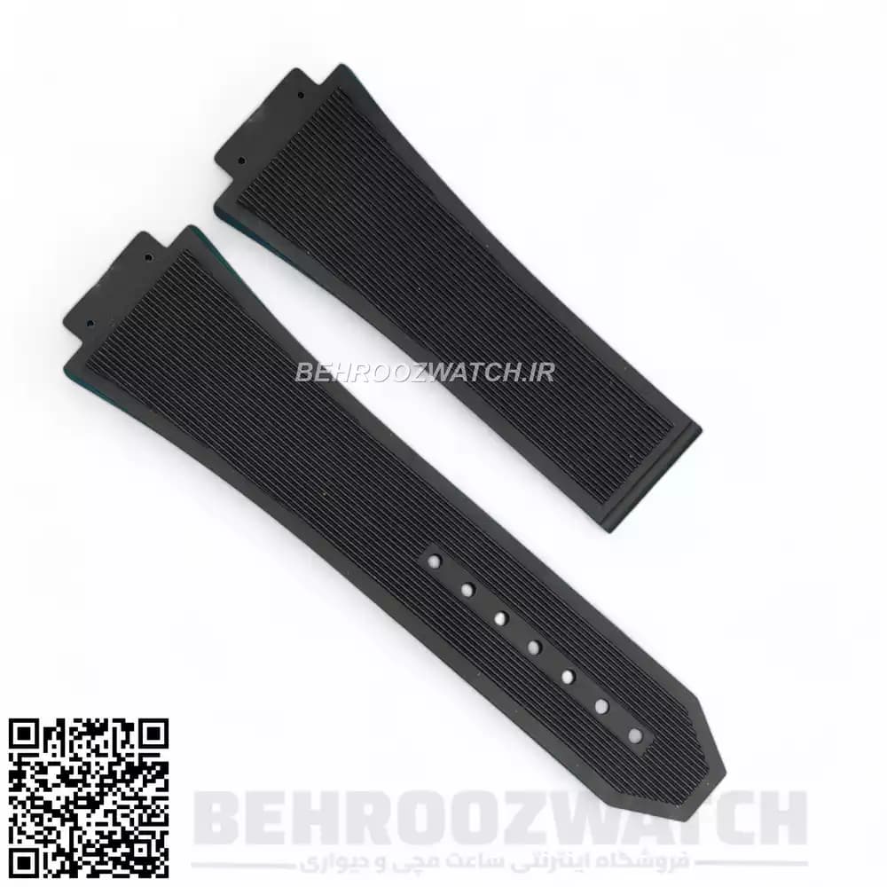 بند ساعت هابلوت رابر مشکی Strap Hublot Big Bang Unico