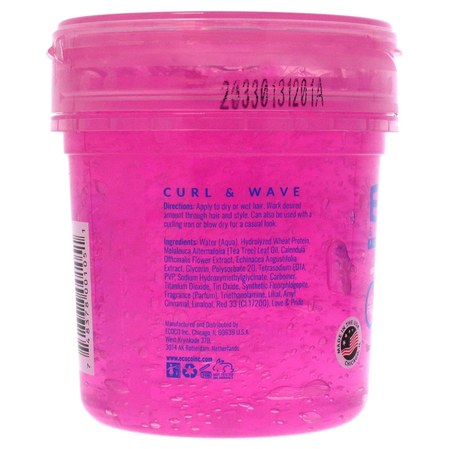 ژل فر کننده و حالت دهنده اکو 946 میلی لیتر ECO curl & wave styling gel — تصویر ۳
