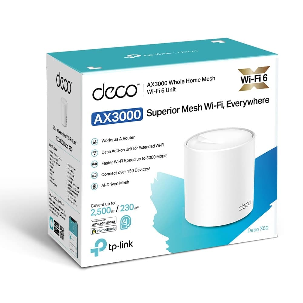 Tplink Deco X50 AX3000 WiFi 6 Router (1pack) — تصویر ۷