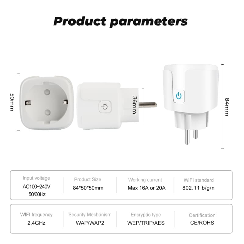 پریز هوشمند تویا مدل wifi — تصویر ۳