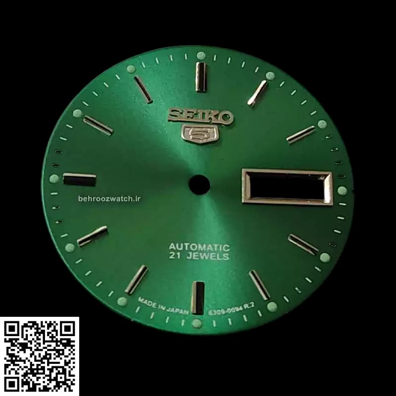صفحه ساعت مچی سیکو 5 مردانه سبز BS5.9-6309