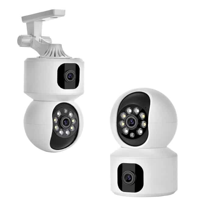 دوربین بیبی کم سیمکارتی دو لنز V380 — تصویر ۲