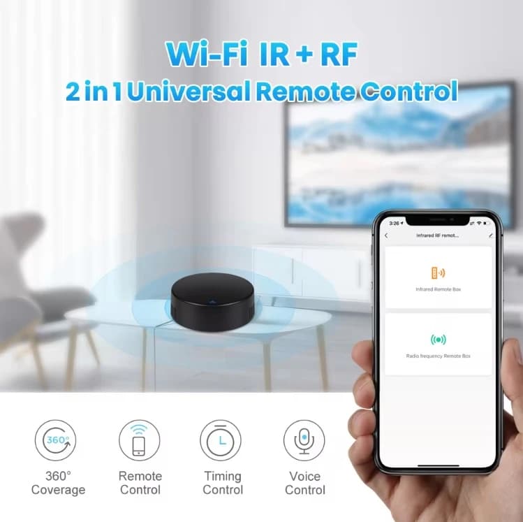 ریموت کنترل هوشمند تویا مدل IR+RF — تصویر ۷