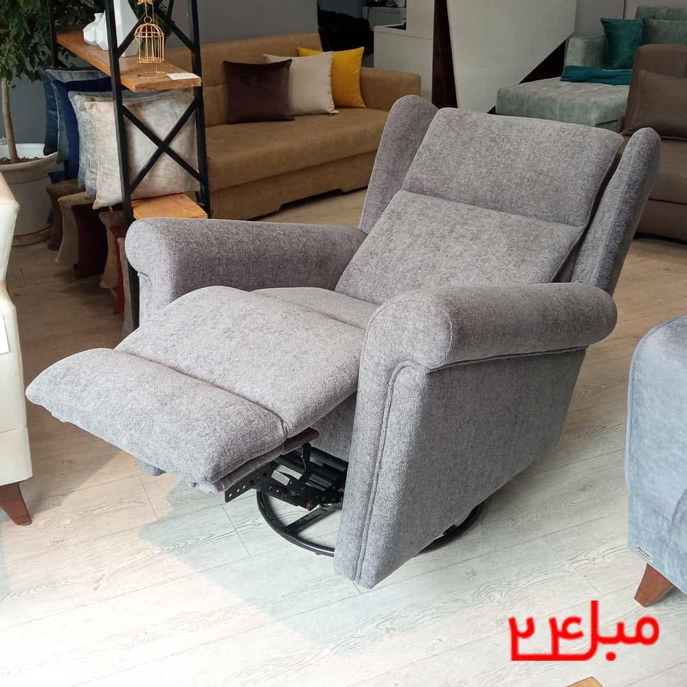 مبل ریلکسی درجه یک مبل 24 مدل دستی برقی M246 — تصویر ۴
