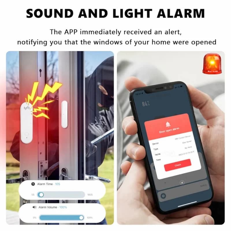 سنسور هوشمند درب و پنجره Tuya مدل wifi — تصویر ۵