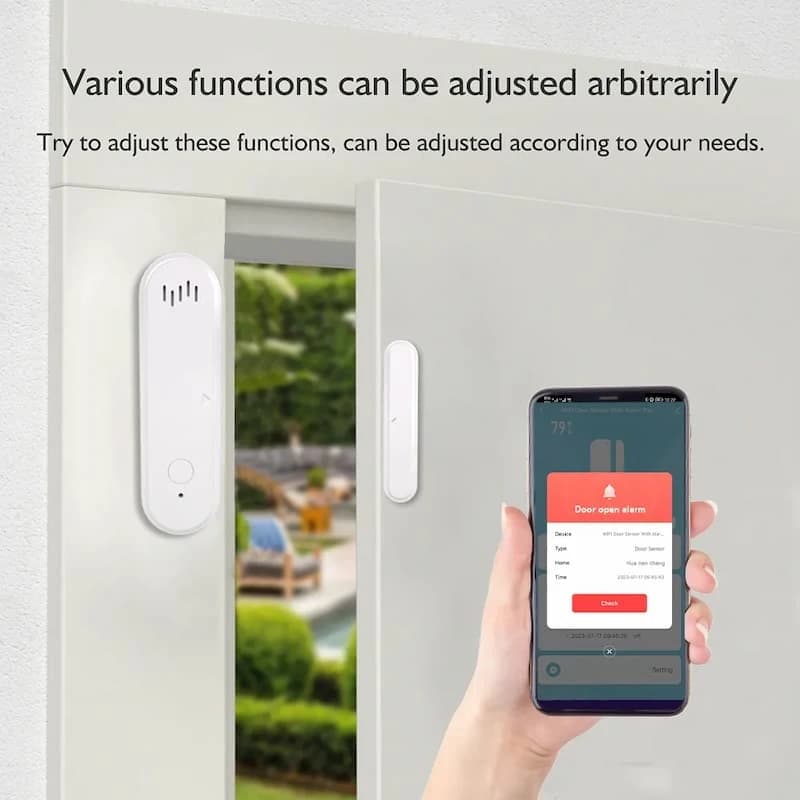 سنسور هوشمند درب و پنجره Tuya مدل wifi — تصویر ۴