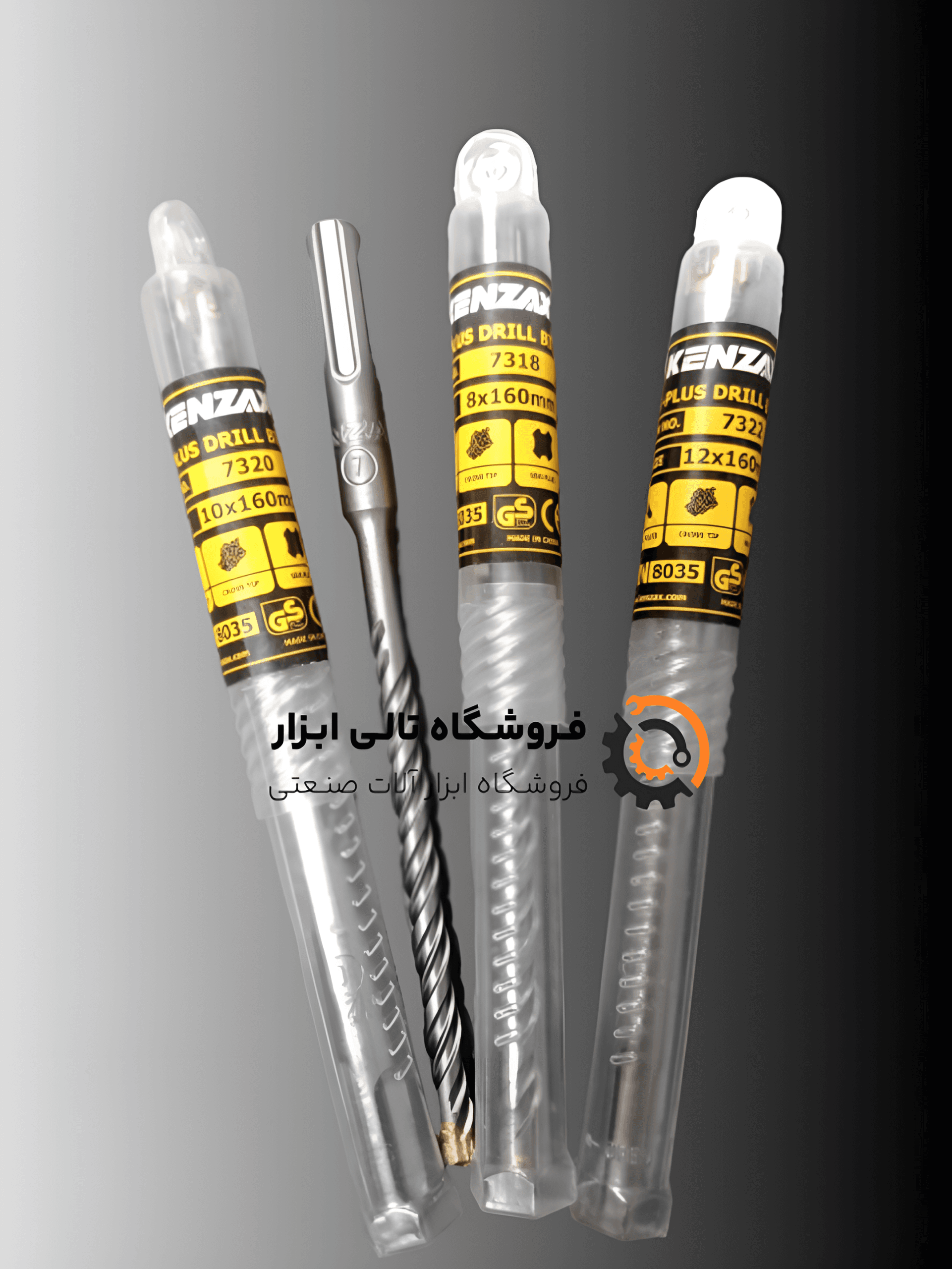 مته 4 شیار کنزاکس 4 الماسه سایز 160*8 میلی متر
