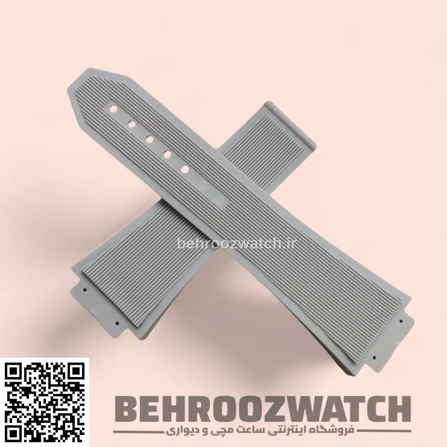 بند ساعت هابلوت رابر توسی Strap Hublot Big Bang Unico — تصویر ۴