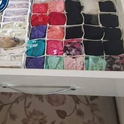 نظم دهنده کشو و کمد پارچه ای 30 خانه — تصویر ۴