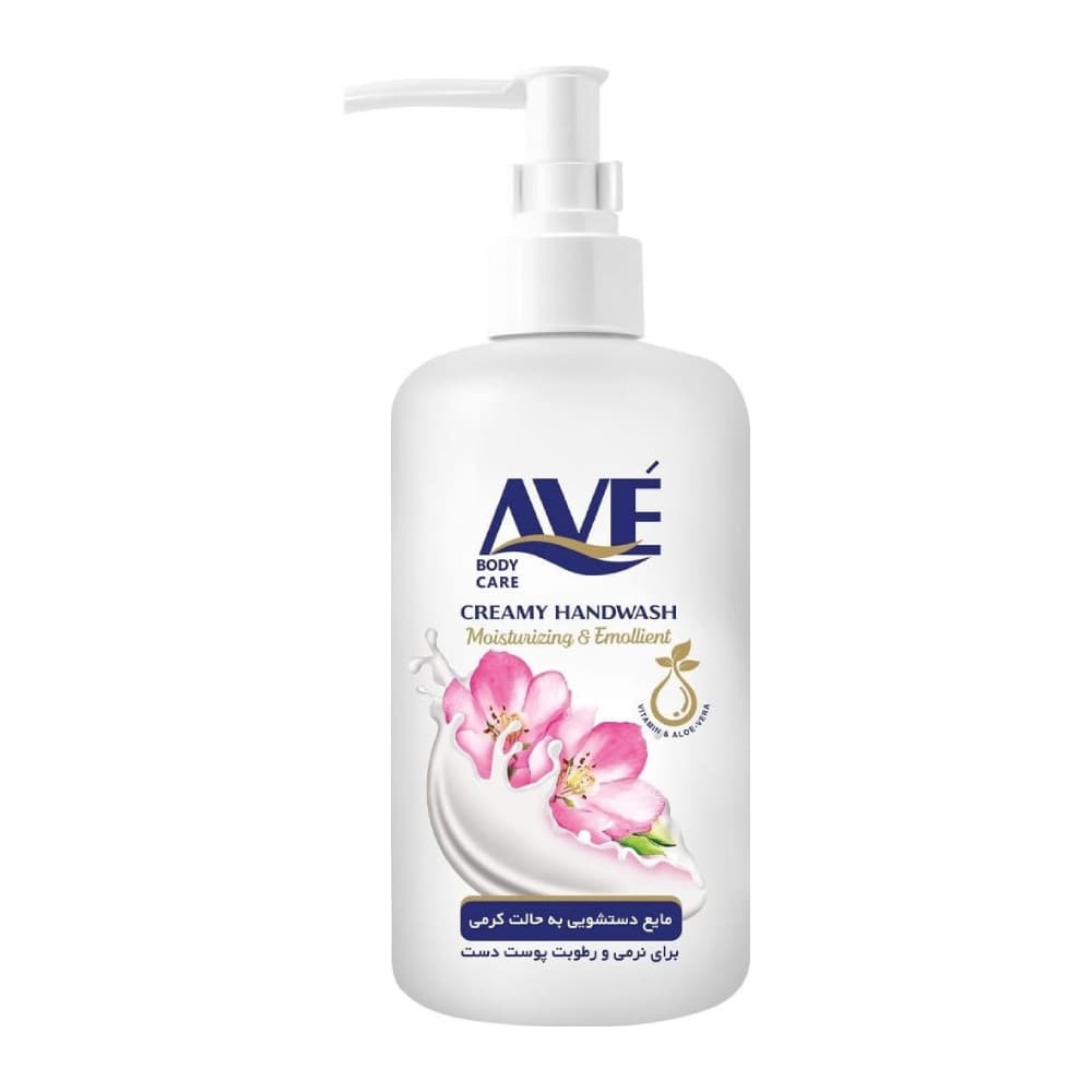 مایع دستشویی کرمی حاوی ویتامین و آلوئه ورا با رایحه شیر و شکوفه 450 گرمی اوه — تصویر ۳