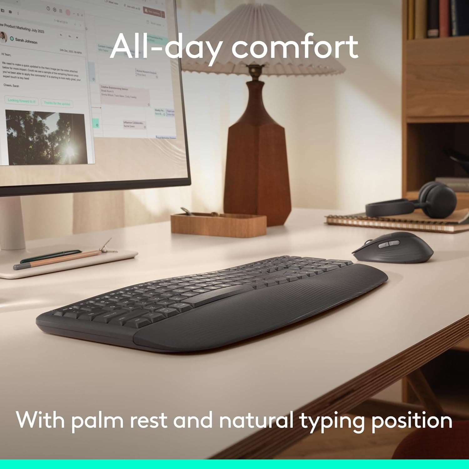 Logitech Signature Comfort Plus MK880 Wireless Keyboard — تصویر ۵
