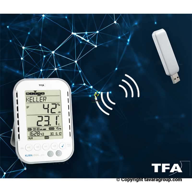 دیتالاگر ثبت دما و رطوبت تفا مدل صنعتی آزمایشگاهی Data Logger TFA 30.3039 — تصویر ۵