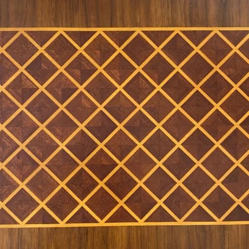 میز عسلی قهوه ای معرق و منبت کاری شیک — تصویر ۴