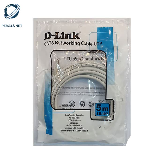 کابل پچ کورد 2 متری DLINK NCB-C6UGRYR1-2