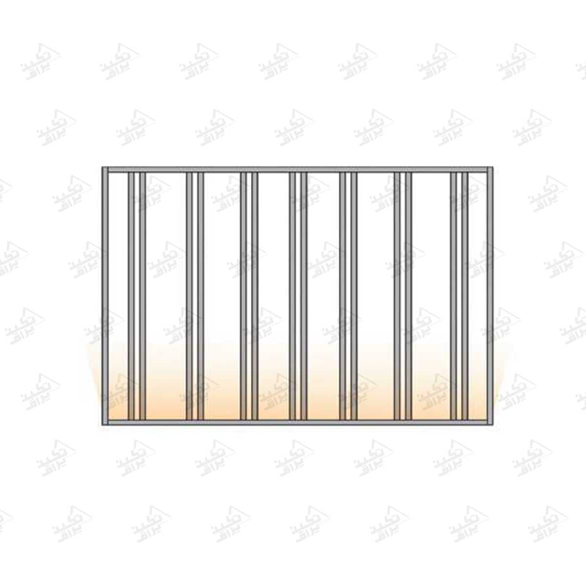 چراغ LED شلف آلومینیومی نگهدارنده بطری مشکی مات با ترانس فانتونی مدل پلانو N671 و N672 — تصویر ۳
