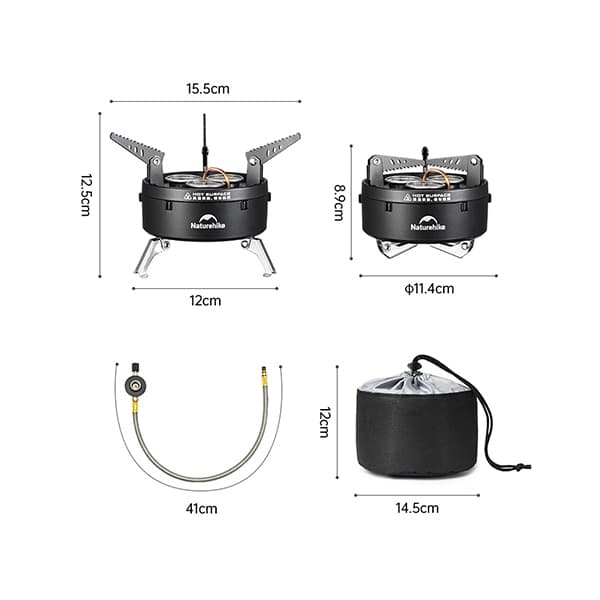 سرشعله ۳ شعله نیچرهایک Naturehike مدل CNK2450CF019 — تصویر ۴