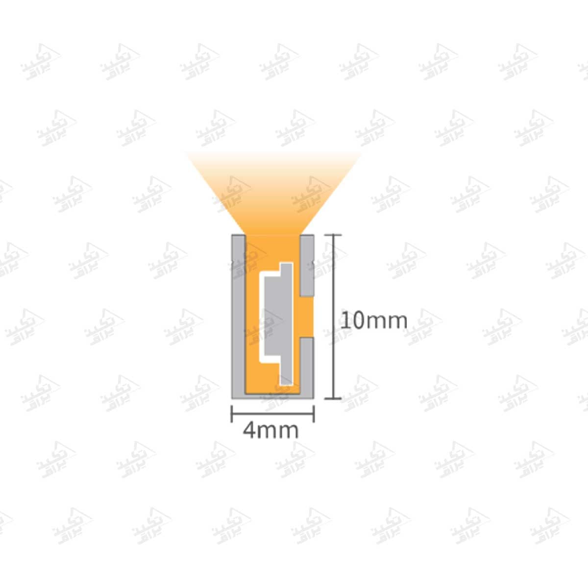 چراغ LED توکار نواری سیلیکونی 24 ولت فانتونی مدل استریا N698 — تصویر ۳
