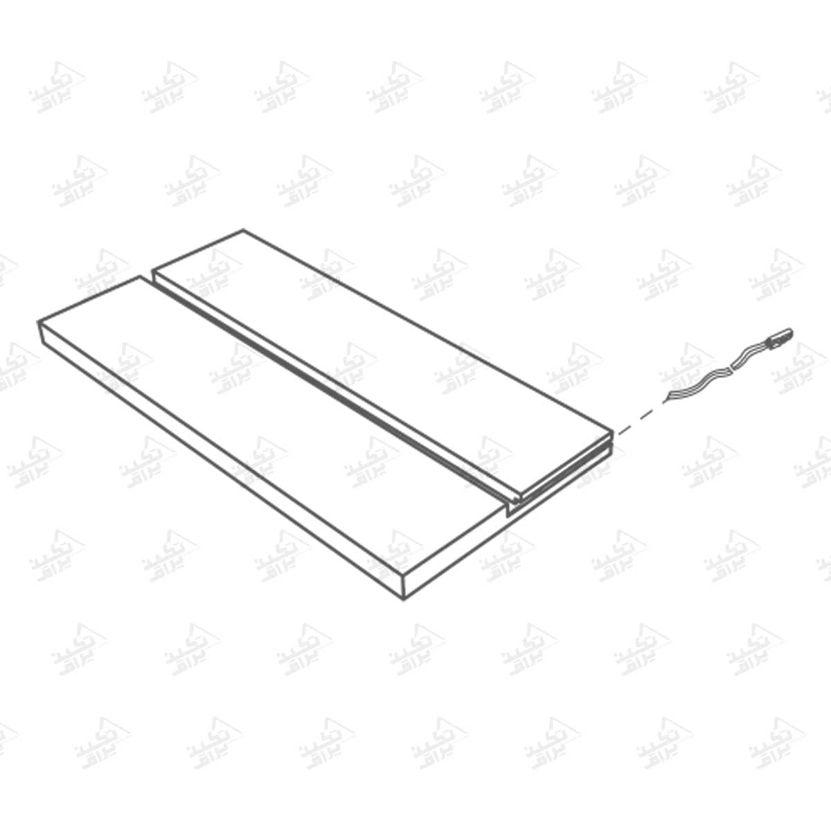 چراغ LED توکار نور شیب دار فانتونی مدل لینیا N711~N714 — تصویر ۴