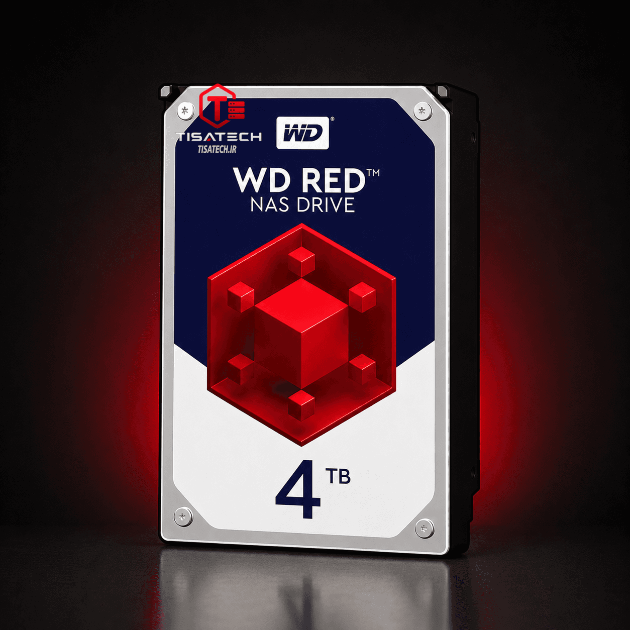هارد وسترن دیجیتال 4 ترابایت قرمز استوک WD RED 4TB NAS