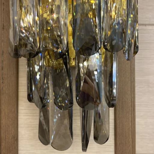 لوستر دیواری مدرن شیک چرم — تصویر ۳