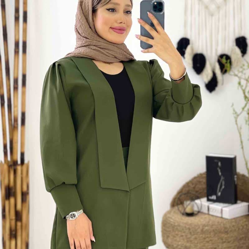 ست کت و شلوار یقه آمریکایی — تصویر ۷