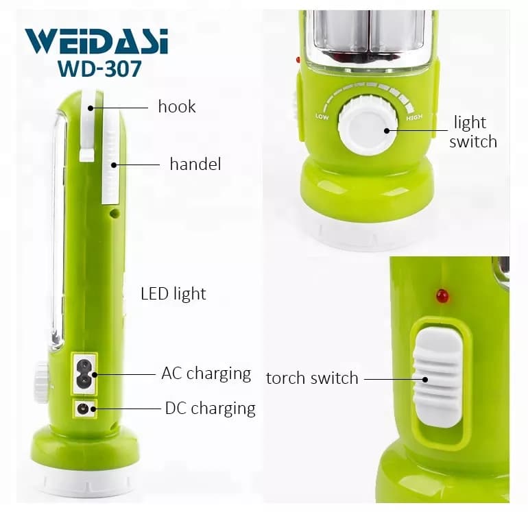 چراغ اضطراری ویداسی WD-307 — تصویر ۴