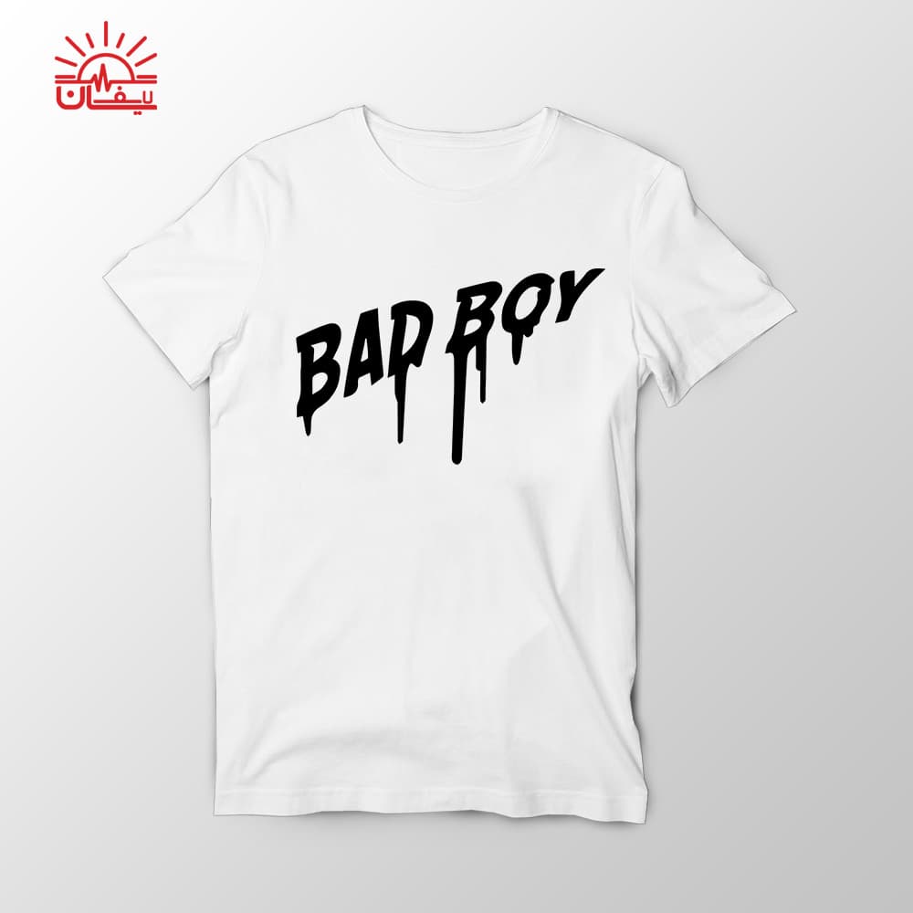 تیشرت اسپان سفید BAD BOY