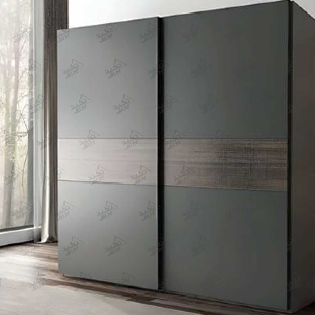 مکانیزم درب ریلی تاپ لاین روکار دو درب فانتونی مدل K025