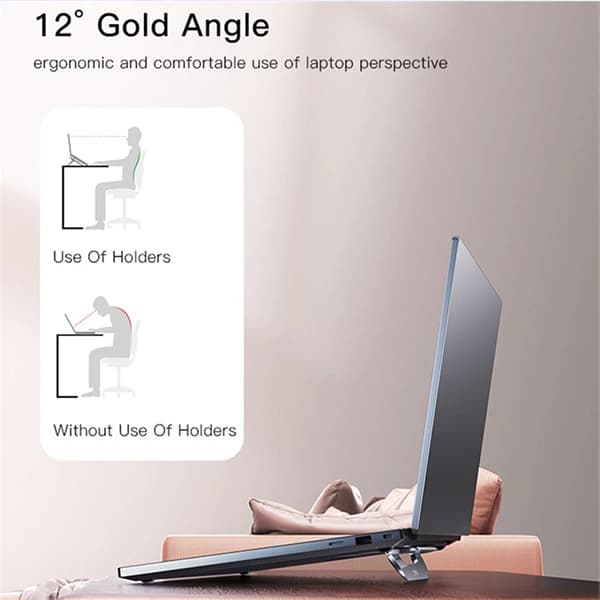 پایه نگهدارنده تاشو لپ تاپ یسیدو مدل LP03 — تصویر ۲