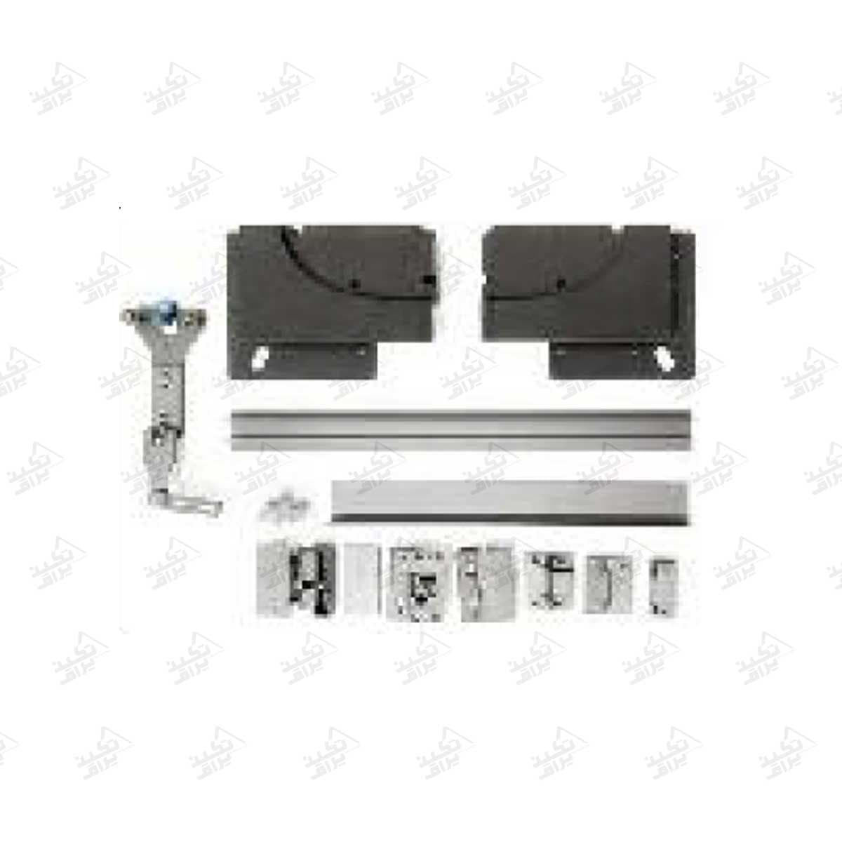 مکانیزم تاشو درب پروفیلی 180 درجه دو درب فانتونی مدل K019 — تصویر ۳