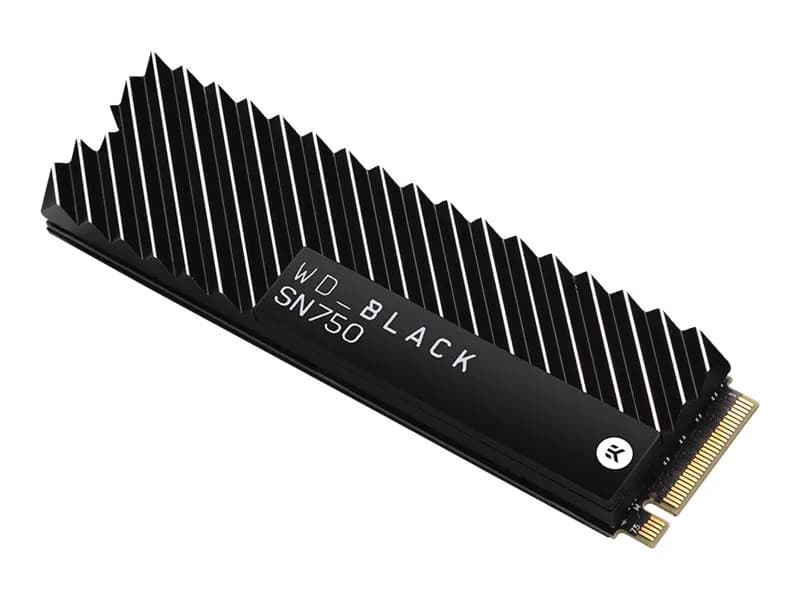 SSD وسترن دیجیتال بلک 2 ترابایت NVMe با هیت‌سینک مدل SN750