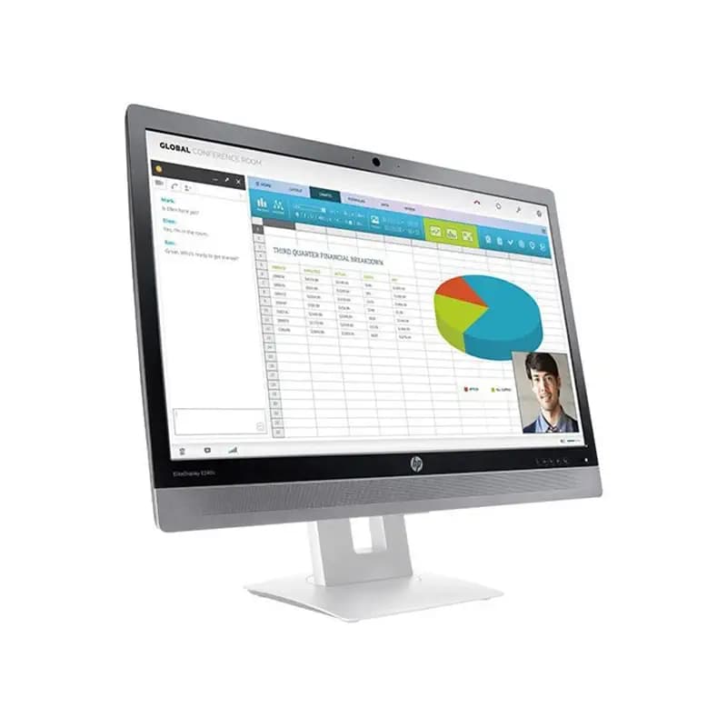 مانیتور اچ پی استوک 24 اینچ مدل HP EliteDisplay E240c — تصویر ۴