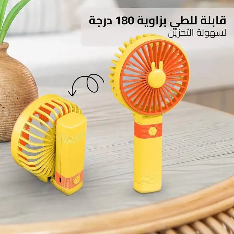 پنکه دستی تاشو 3 سرعته مدل SQ-2195 کد1021 — تصویر ۸