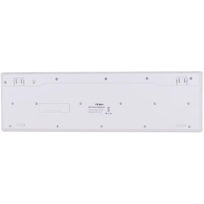کیبورد بی سیم سفید D-NET مدل DT-999 — تصویر ۵