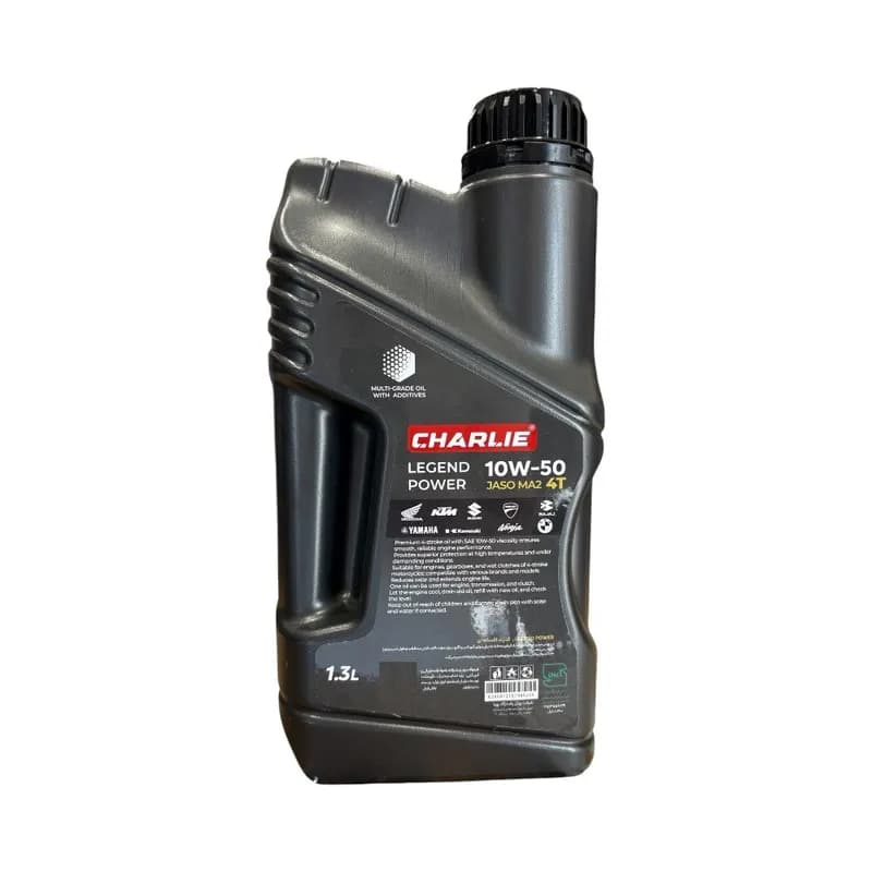 روغن موتور سیکلت تمام سنتتیک چارلی مدل SN Plus 10W-40 حجم 1 لیتر — تصویر ۳
