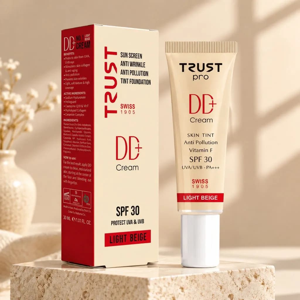 دی دی کرم تراست پرو SPF30 بژ (طبیعی و روشن) — تصویر ۳