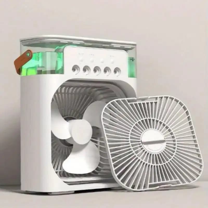 پنکه مه پاش رومیزی AIR COOLER FAN (سایز بزرگ) کد1912 — تصویر ۶