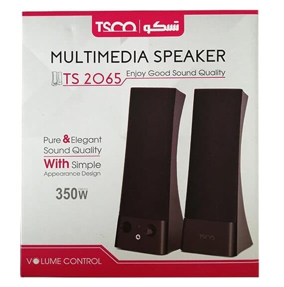 اسپیکر رومیزی دو تکه تسکو مدل TSCO TS 2065 — تصویر ۲