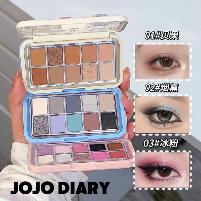 پالت سایه ۱۰ رنگ jojo diary فانتزی پینترستی — تصویر ۷