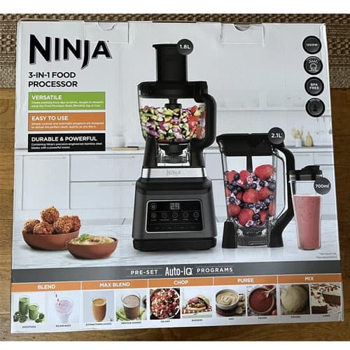 غذاساز و اسموتی‌ساز ۱۲۰۰ وات نینجا (Ninja) مدل BN800UK — تصویر ۳
