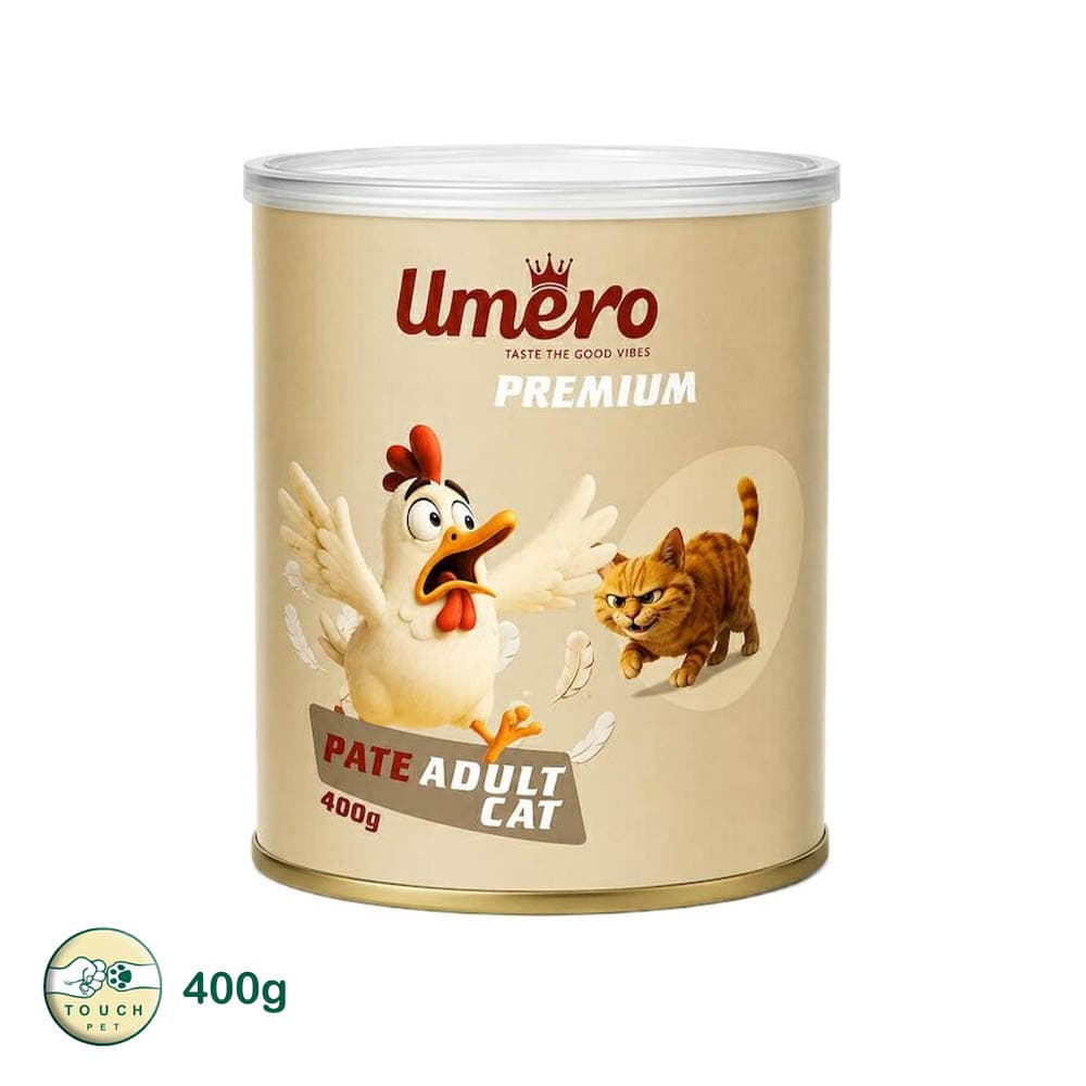 کنسرو اومرو گربه بالغ PATE ADULT CAT طعم مرغ مدل پته وزن ۴۰۰ گرم