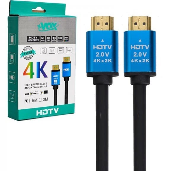کابل HDMI 4K XVOX طول 1.5 متری