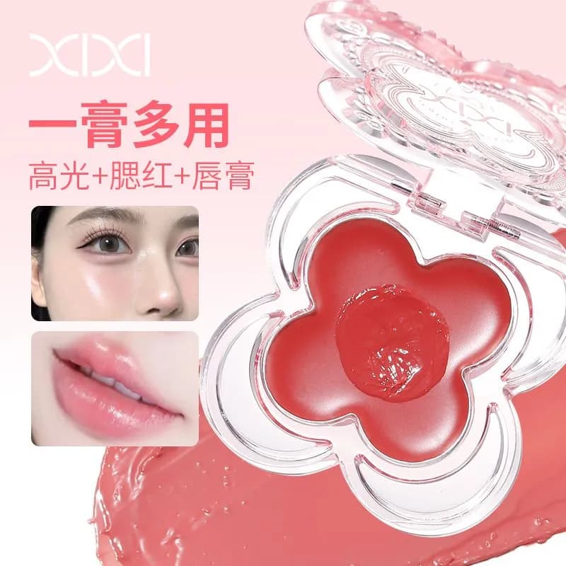 رژگونه کرمی آبرسان XIXI مدل پروانه — تصویر ۸