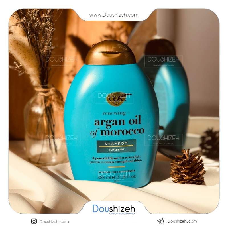 شامپو ترمیم کننده روغن آرگان او جی ایکس OGX — تصویر ۲