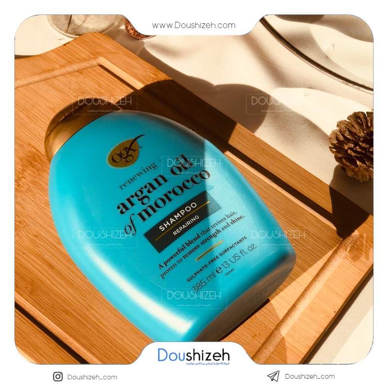 شامپو ترمیم کننده روغن آرگان او جی ایکس OGX — تصویر ۷