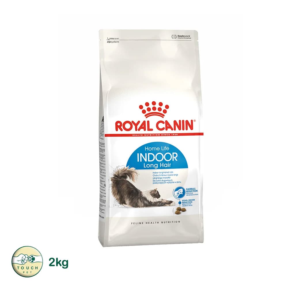 غذای خشک گربه رویال کنین ایندور لانگ هیر Indoor Long Hair وزن ۲ کیلوگرم